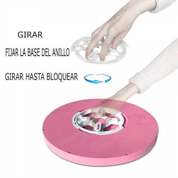 Plafón LED Slim 20W CCT rosa - Imagen 6